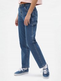 Синій - Джинси мом Dickies Ellendale Denim