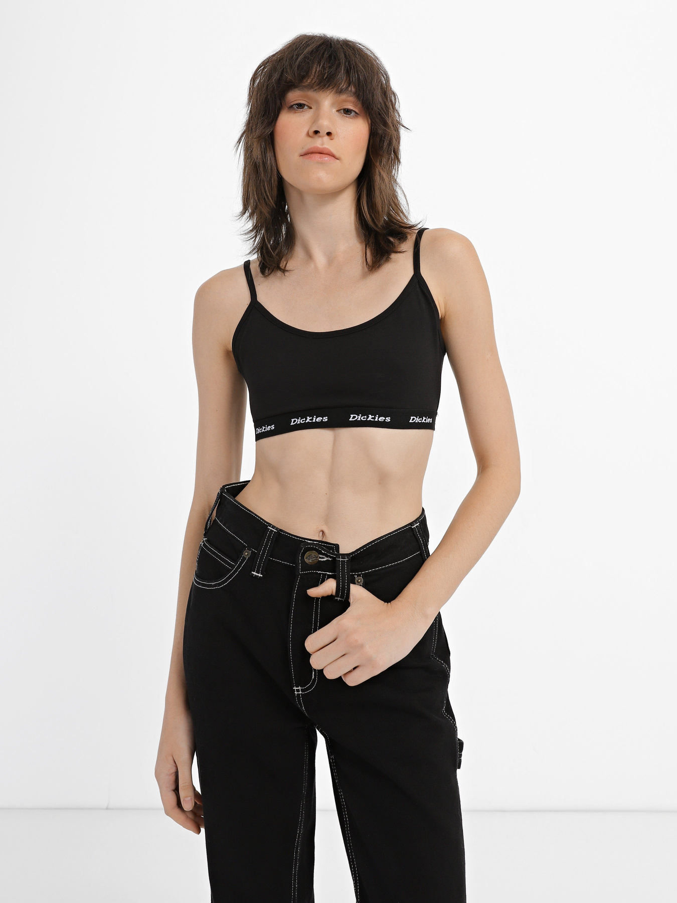 Бюстгальтер Dickies Bralette модель DK0A4XOJBLK1 Фото