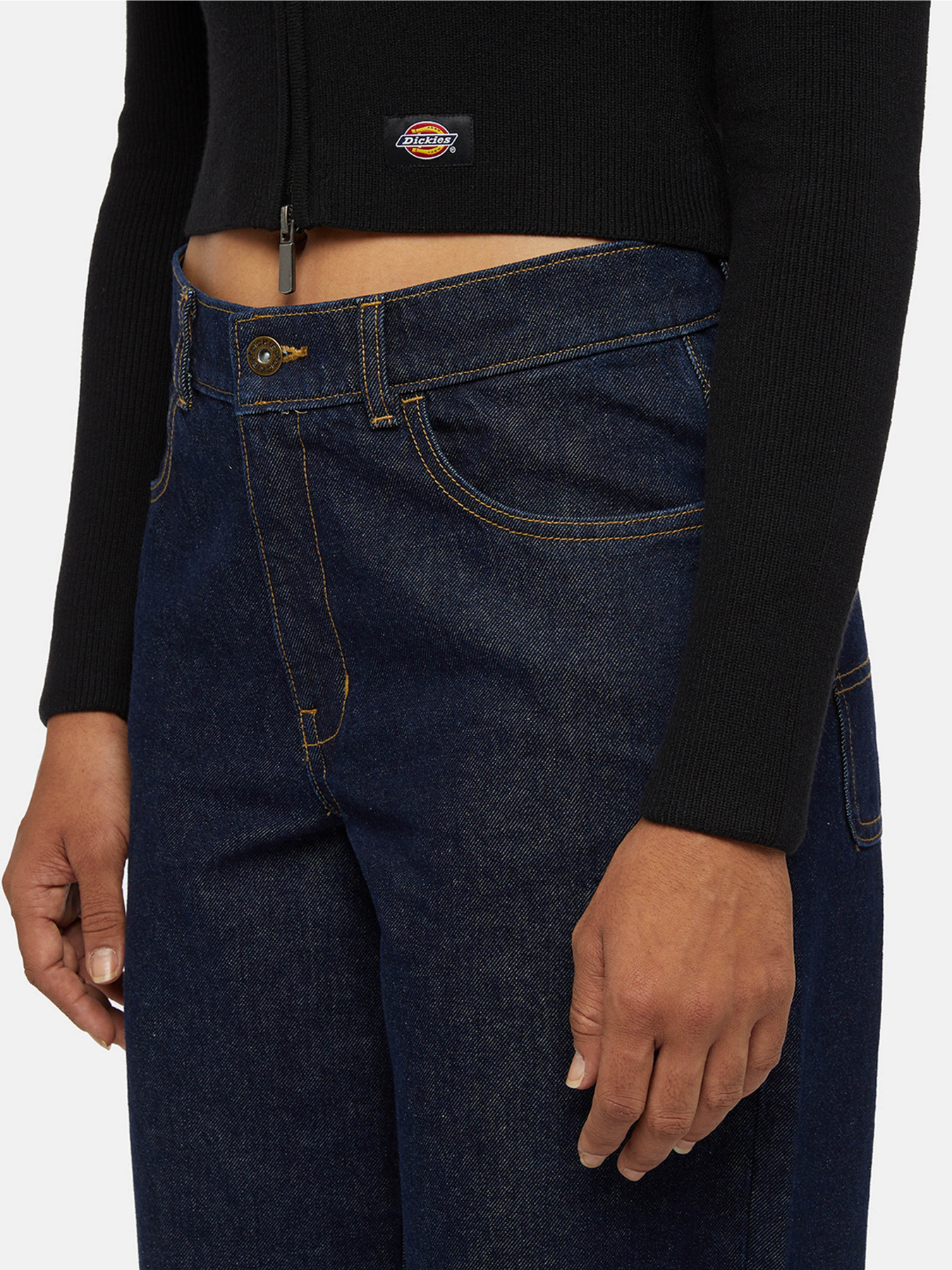 Кардиган Dickies East Helena Rib Zip-Through модель DK0A864OBLK1 Фото