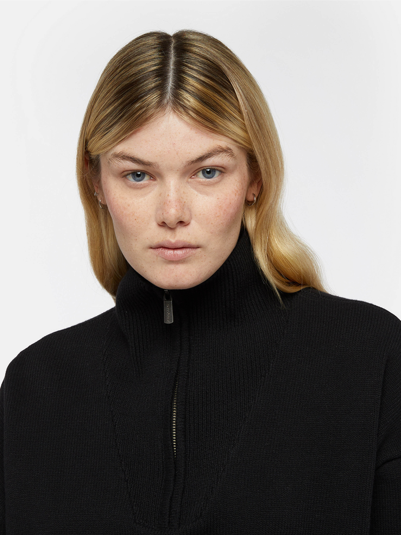 Кофта Dickies East Helena Gerippter Mit 1/4 Модель DK0A864PBLK1 Фото