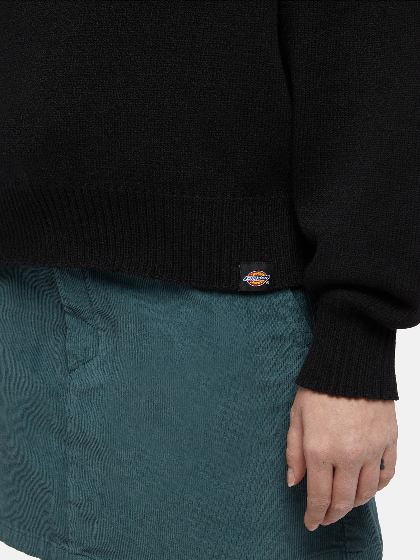 Кофта Dickies East Helena Gerippter Mit 1/4 модель DK0A864PBLK1 Фото