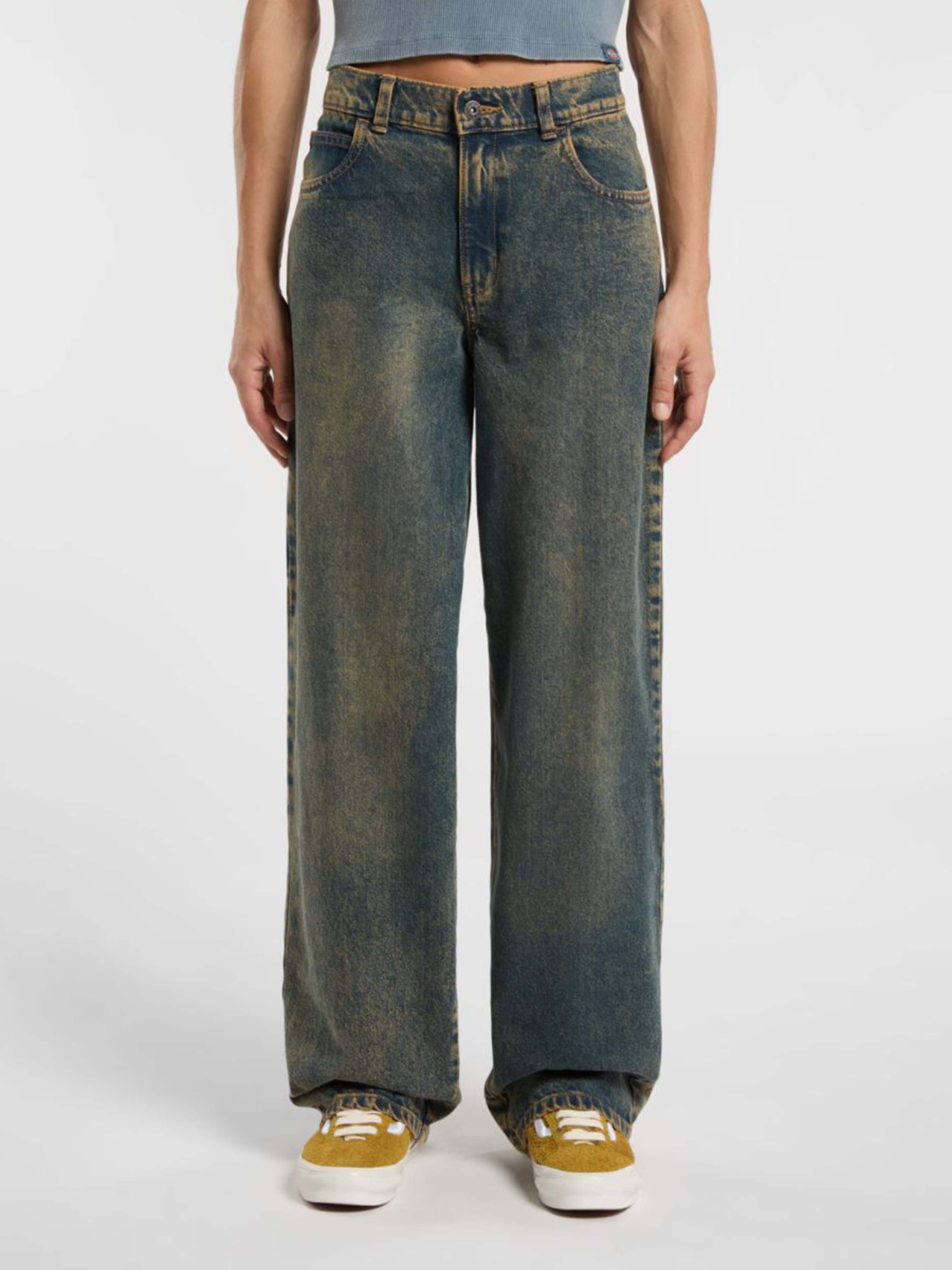 Широкие джинсы Dickies Herndon Denim модель DK0A4YPYK581 Фото