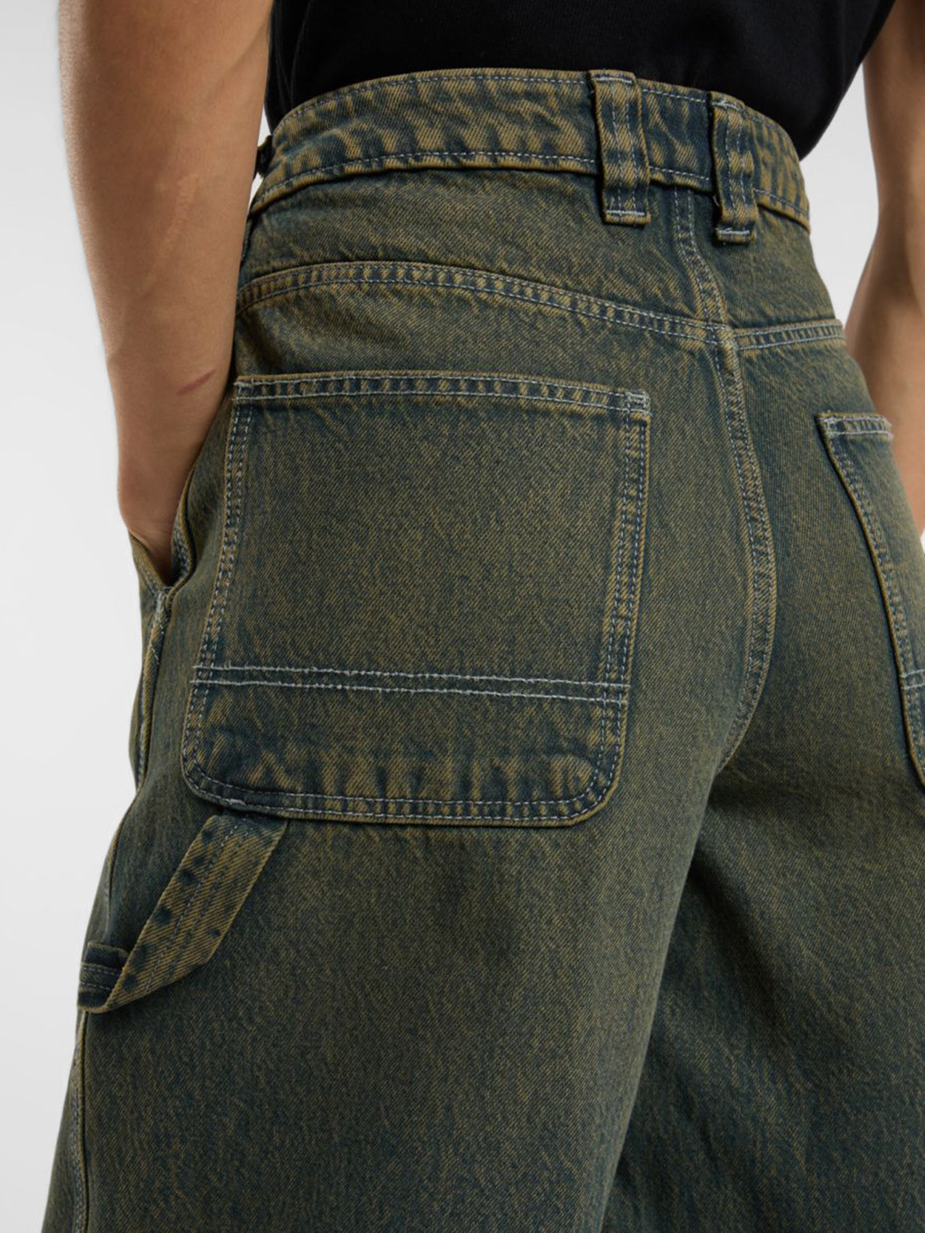 Широкие джинсы Dickies Lewistown Stripe модель DK0A4Z6SK571 Фото