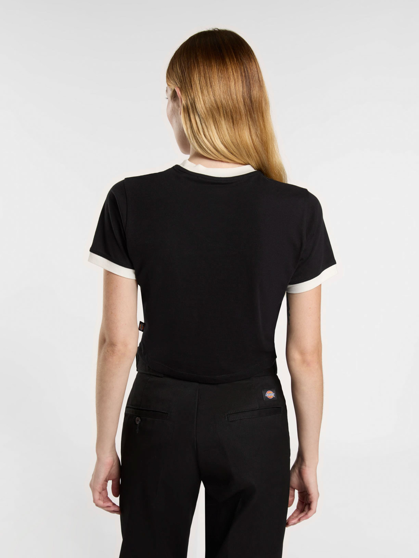 Футболка Dickies Lewistown Ringer модель DK0A4Z8IBLK1 Фото