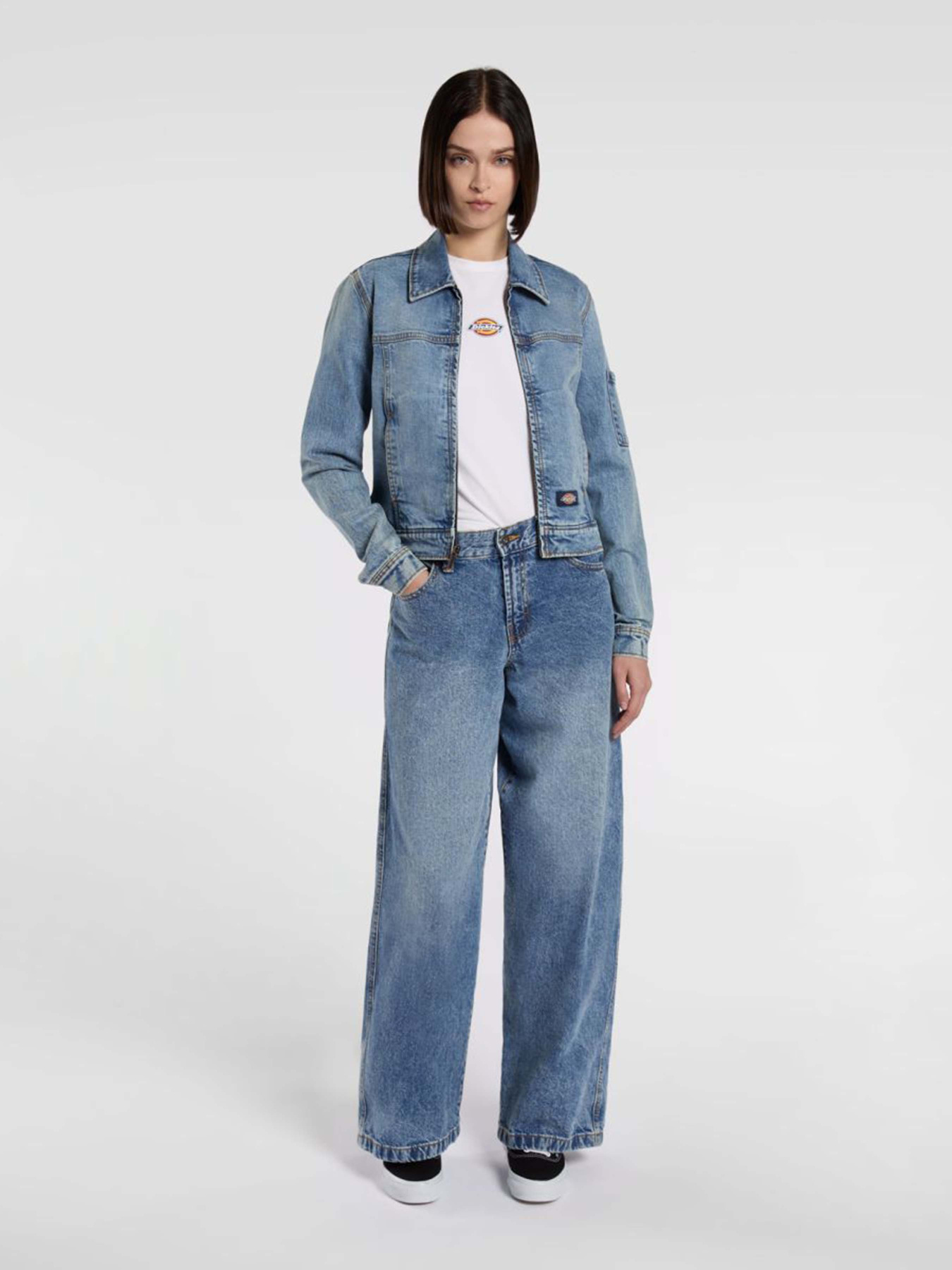 Джинсовая куртка Dickies Denim Slim модель DK0A4ZANK211 Фото