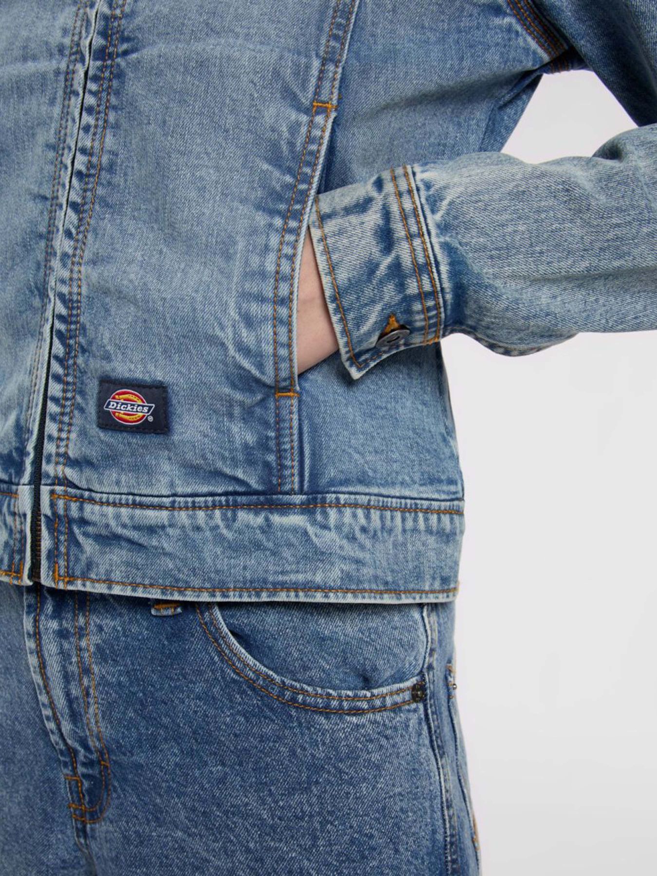 Джинсова куртка Dickies Denim Slim модель DK0A4ZANK211 Фото