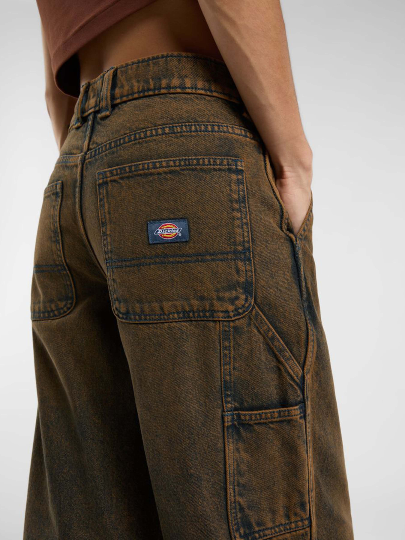 Широкие джинсы Dickies Stevensville Carpenter модель DK0A863SK591 Фото