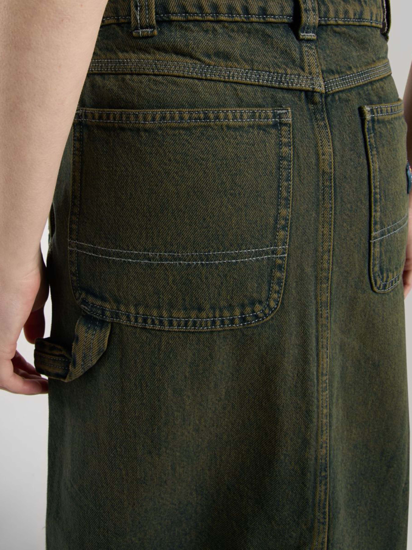 Юбки Dickies Long Denim Carpenter модель DK0A866SK571 Юбки Dickies Long Denim Carpenter модель DK0A866SK571 Фото