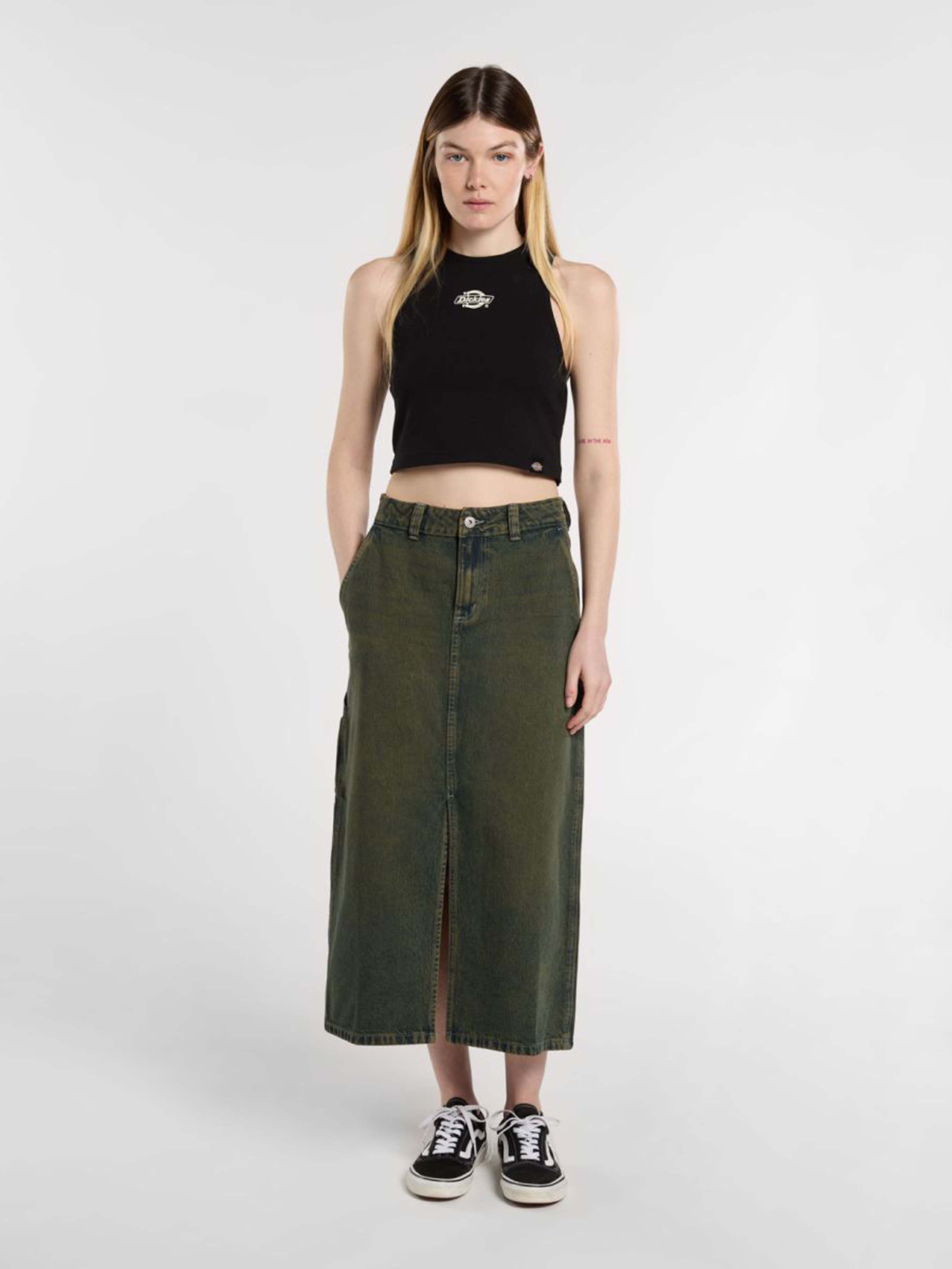 Юбки Dickies Long Denim Carpenter модель DK0A866SK571 Юбки Dickies Long Denim Carpenter модель DK0A866SK571 Фото