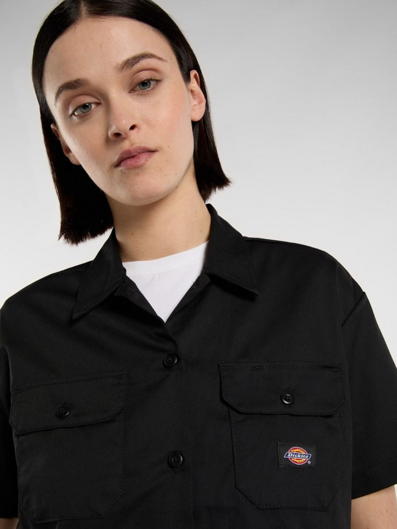 Рубашка повседневная Dickies Chain Lake модель DKDFS573BLK1 Фото