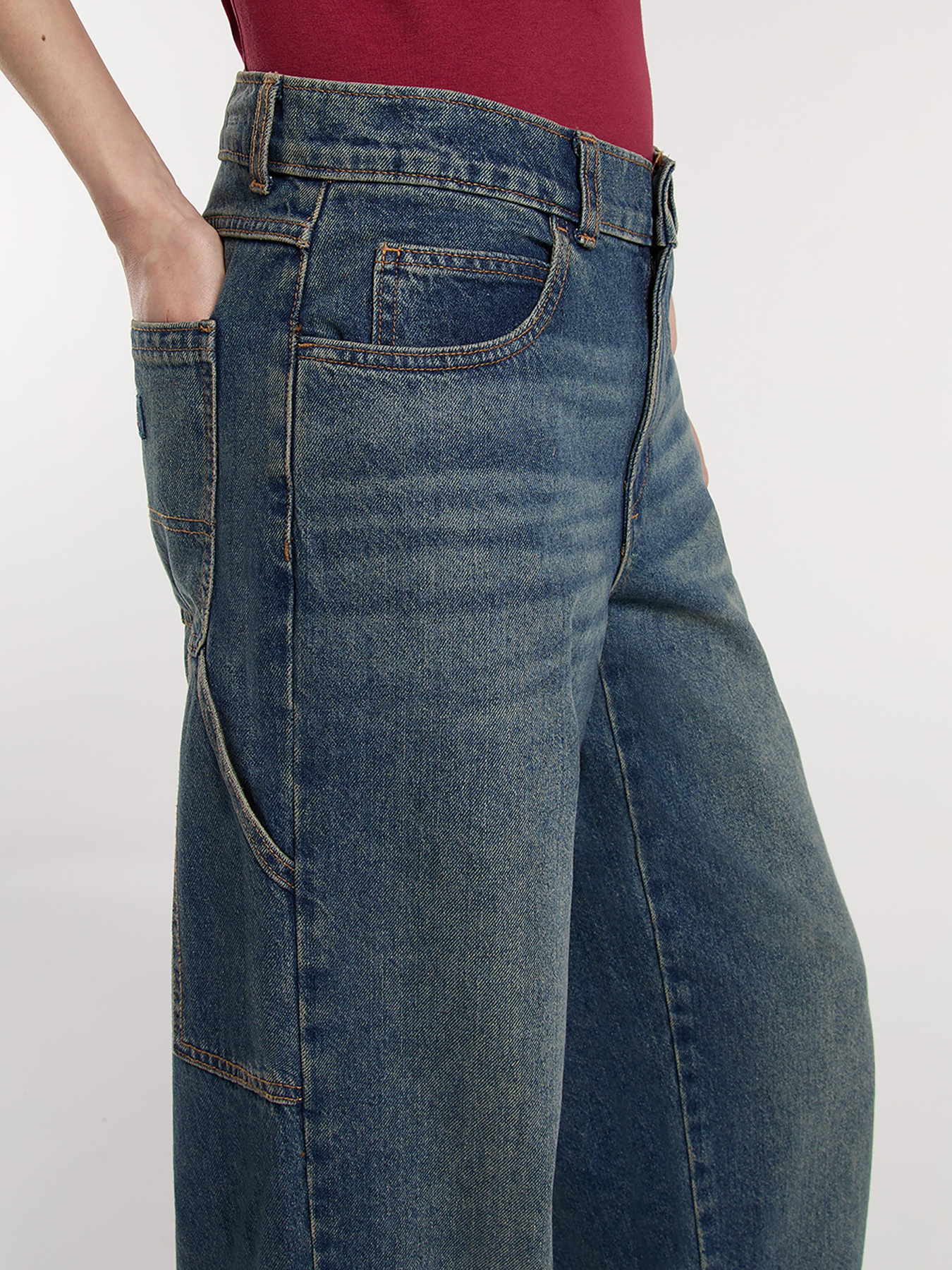 Широкие джинсы Dickies Herndon модель DK0A4YPYL231 Фото