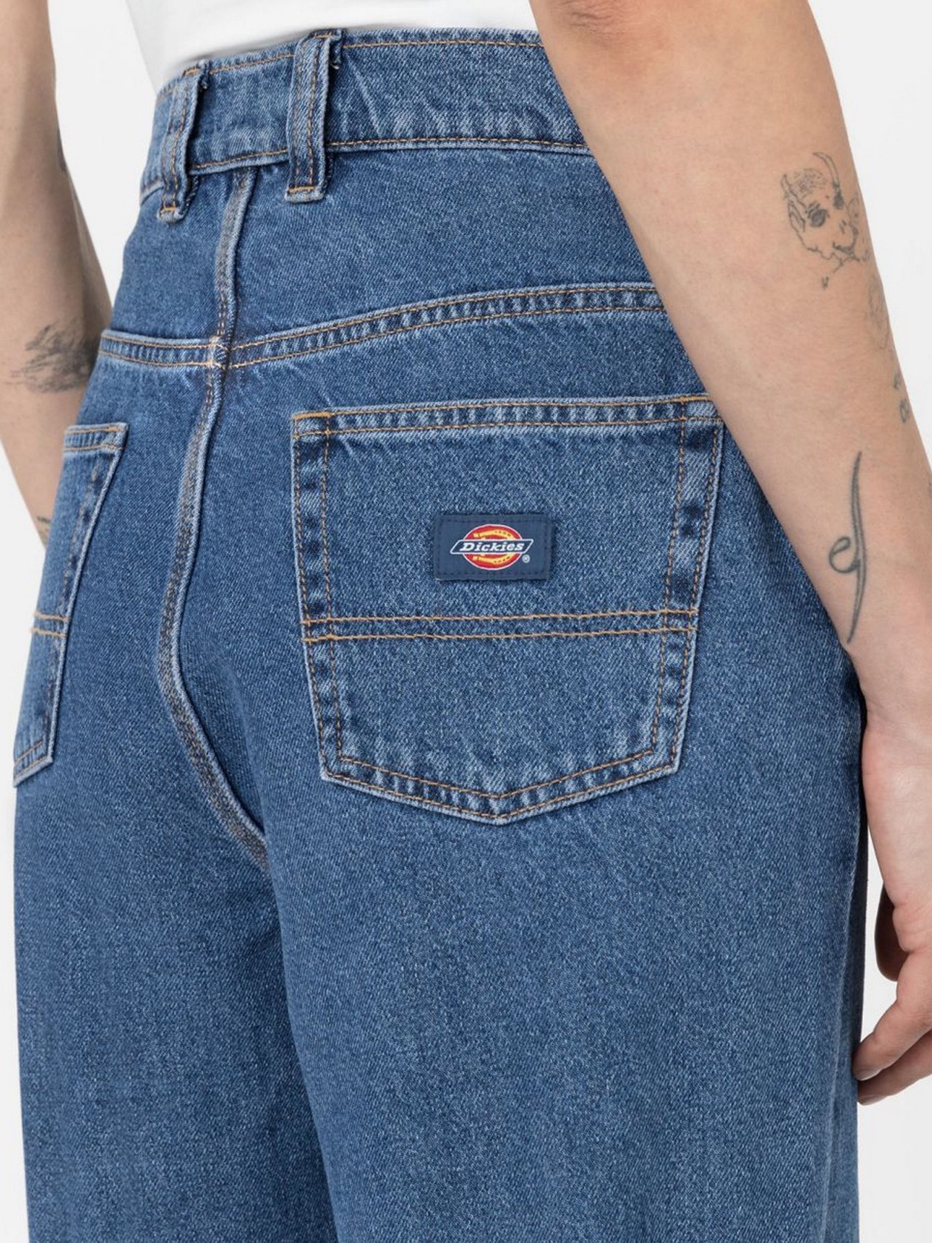 Широкие джинсы Dickies Thomasville Denim модель DK0A4XYLCLB1 Фото