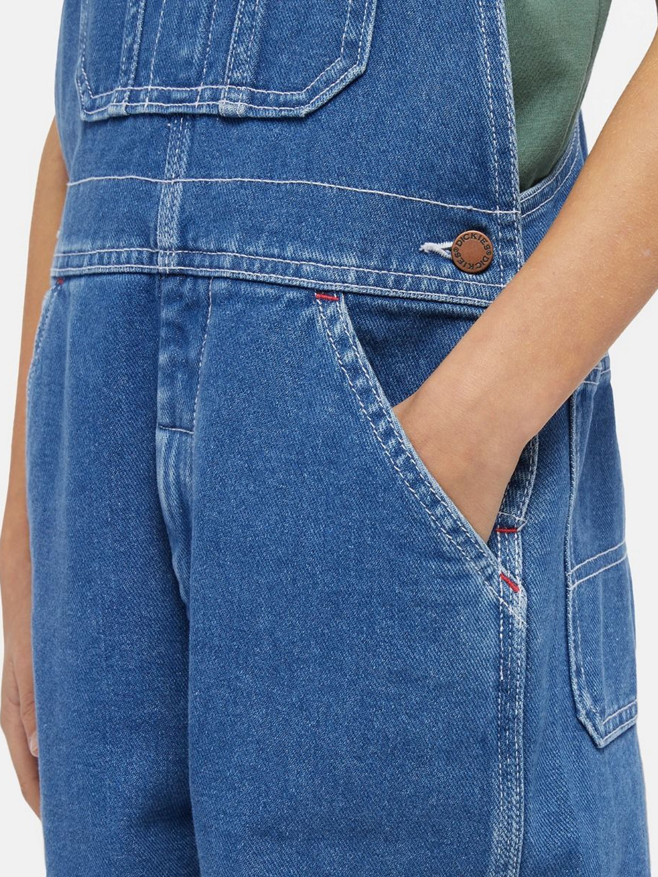 Джинсовый комбинезон Dickies Denim Bib Overalls модель DK0KB102C7K1 Фото