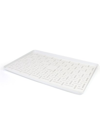 MBM MY HOME ­Сушилка для посуды с поддоном белая модель DR-04 WHITE — фото 5 - INTERTOP