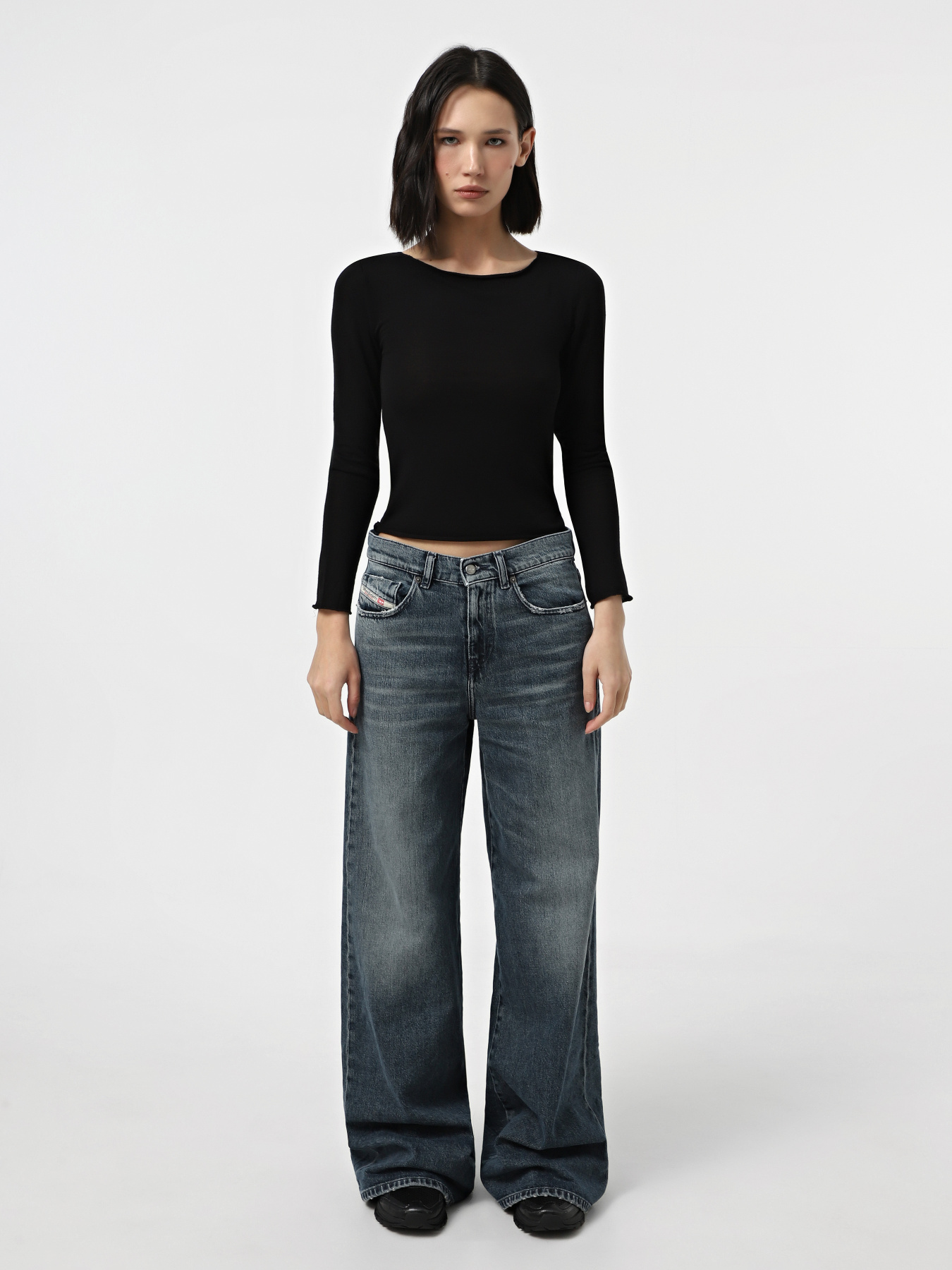 Широкі джинси Diesel модель A03624-007Y7-01 Фото