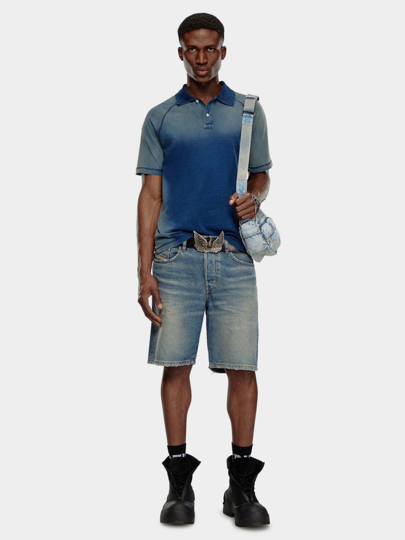 Джинсовые шорты Diesel модель A06430-0GRDS-1 Джинсовые шорты Diesel модель A06430-0GRDS-1 Фото