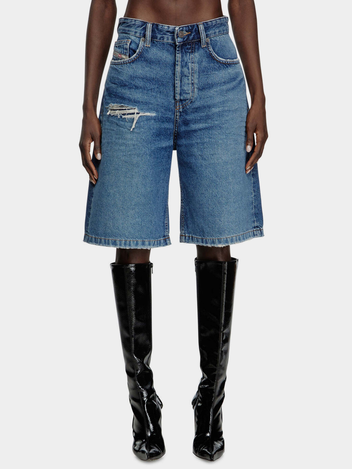 Джинсовые шорты Diesel модель A14051-0GRDY-1 Джинсовые шорты Diesel модель A14051-0GRDY-1 Фото