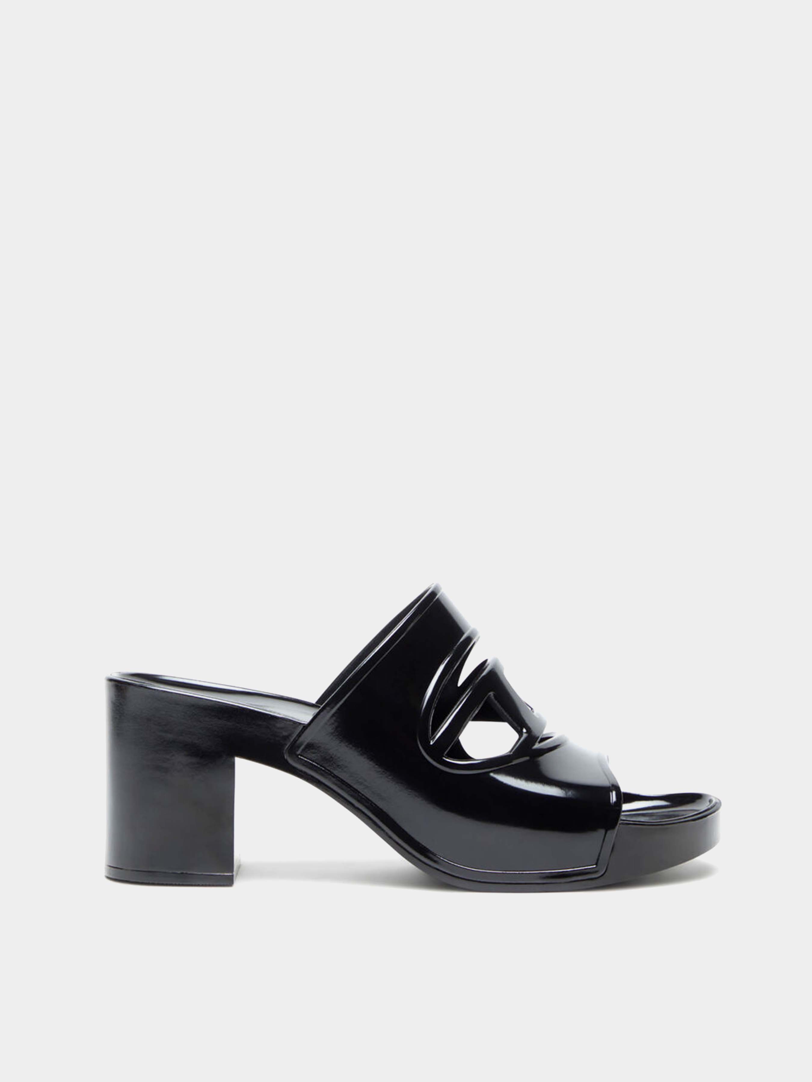 Жіноче Сабо Diesel  (DV149) колір чорний, матеріал поліуретан/pe/поліестер