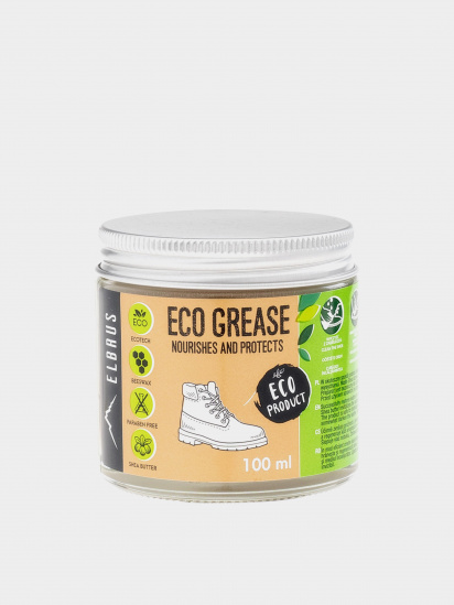 Крем для взуття Elbrus Brown модель ECO GREASE 100 ML-BRAK — фото - INTERTOP