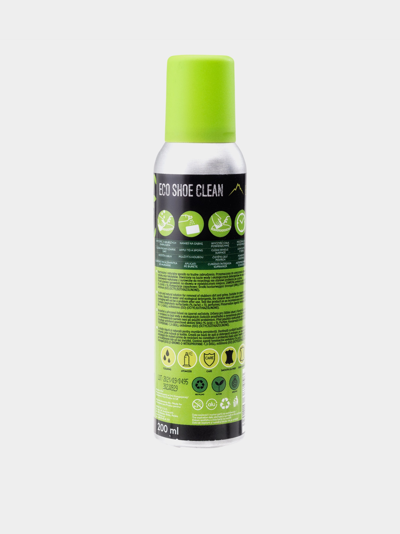 Аерозоль Elbrus Cleaner модель ECO SHOE CLEAN 200 ML-BRAK Фото