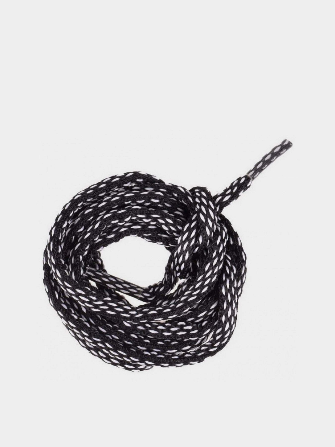 Шнурки Elbrus 120 см модель LACE DISCOVERY-BLACK/WHITE Фото