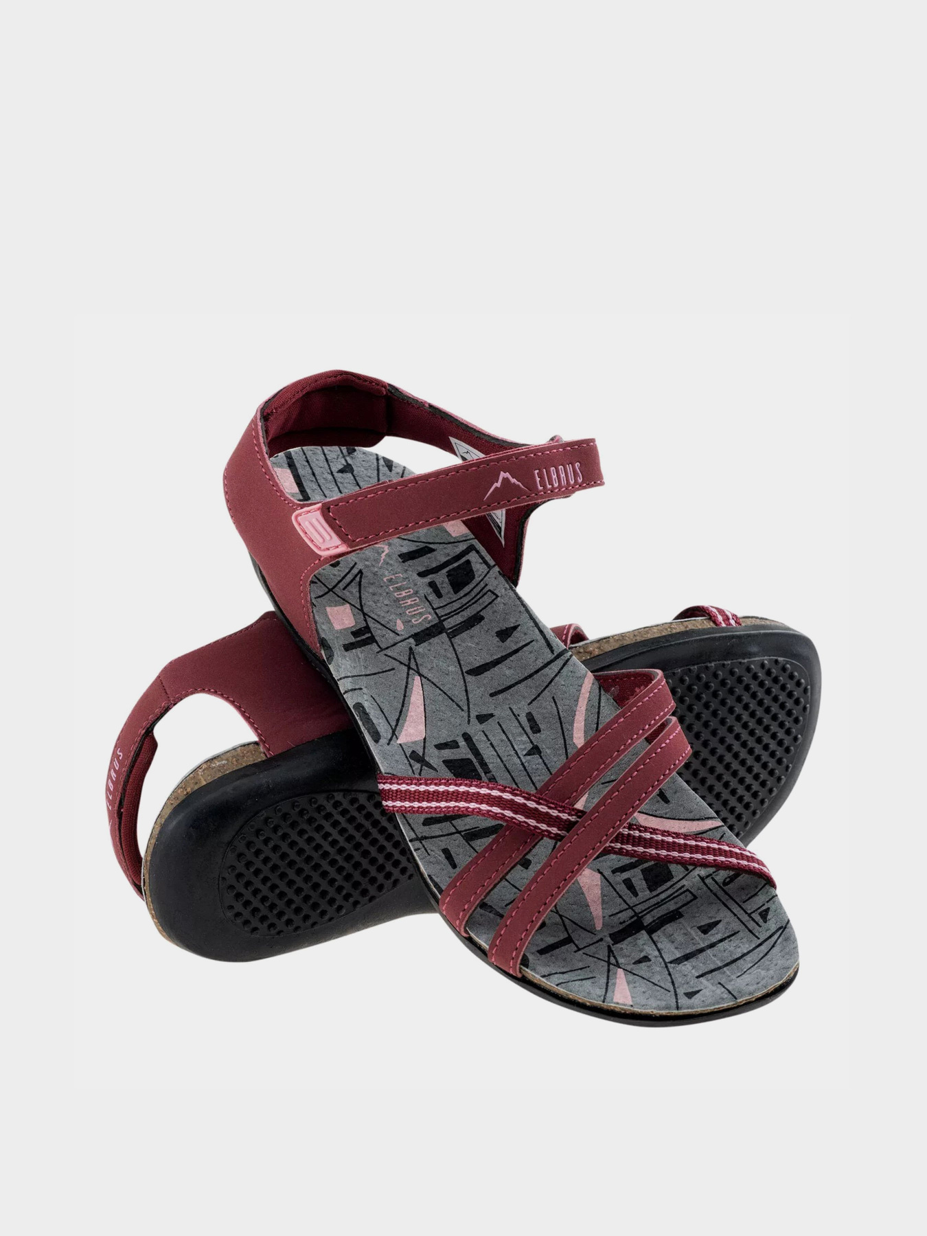 Сандалии Elbrus Lavera модель LAVERA WOS-WINS WIN/DK GREY Сандалии Elbrus Lavera модель LAVERA WOS-WINS WIN/DK GREY Фото