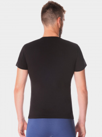 Футболки и поло Emy модель 6109 Футболка чоловіча-Черный Фото