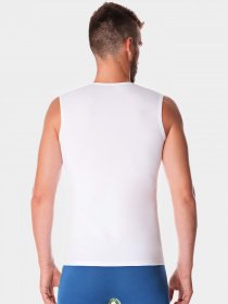 Майка для дома Emy модель 6111 Чоловіча майка-Белый Фото