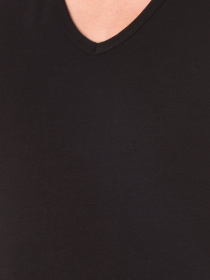 Майка для дому Emy модель 6112 Чоловіча майка-Черный Фото