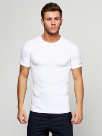 Футболки и поло Emy модель 6128 Футболка чоловіча-Белый Фото