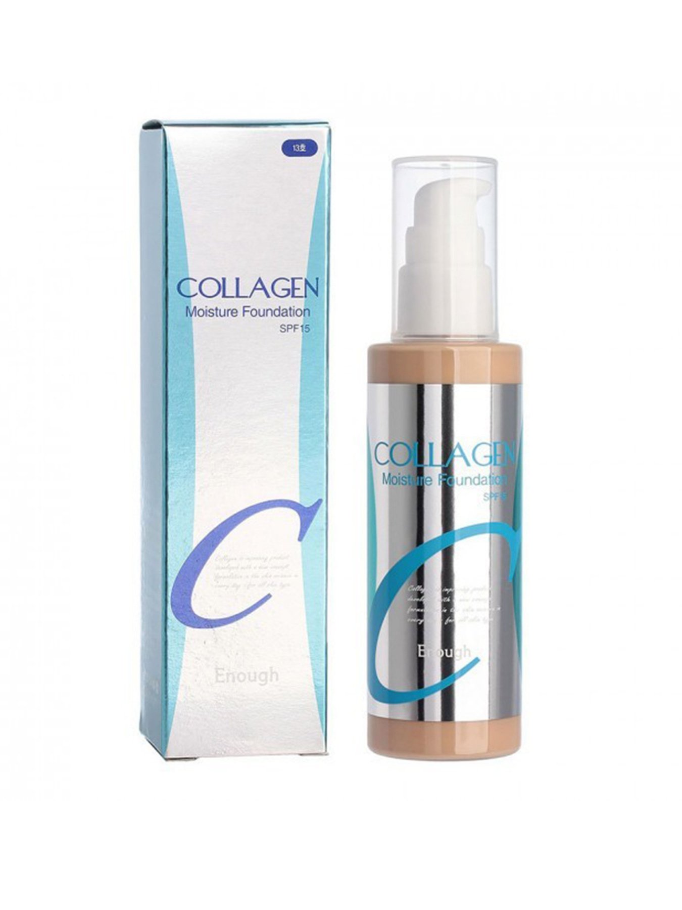 Крем тональный SPF15 Collagen Moisture Foundation Enough модель 8809280062379 Фото