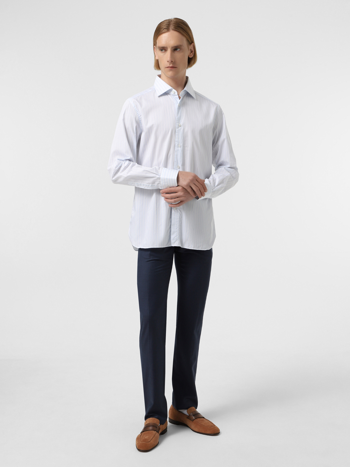 Рубашка ERMENEGILDO ZEGNA модель 3012109MS0BRG Фото