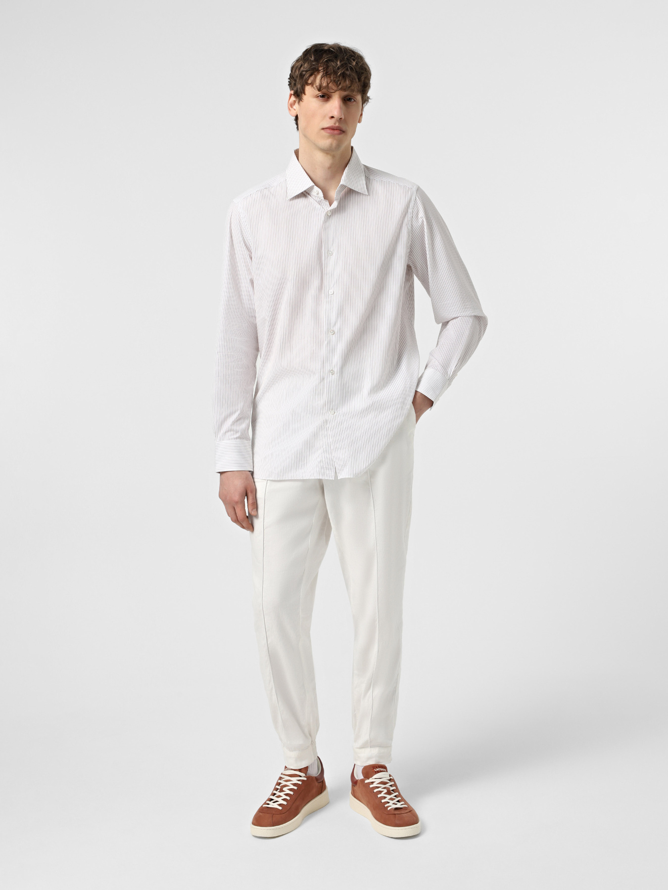 Рубашка повседневная ERMENEGILDO ZEGNA модель 301504 9MS0BR  G Фото