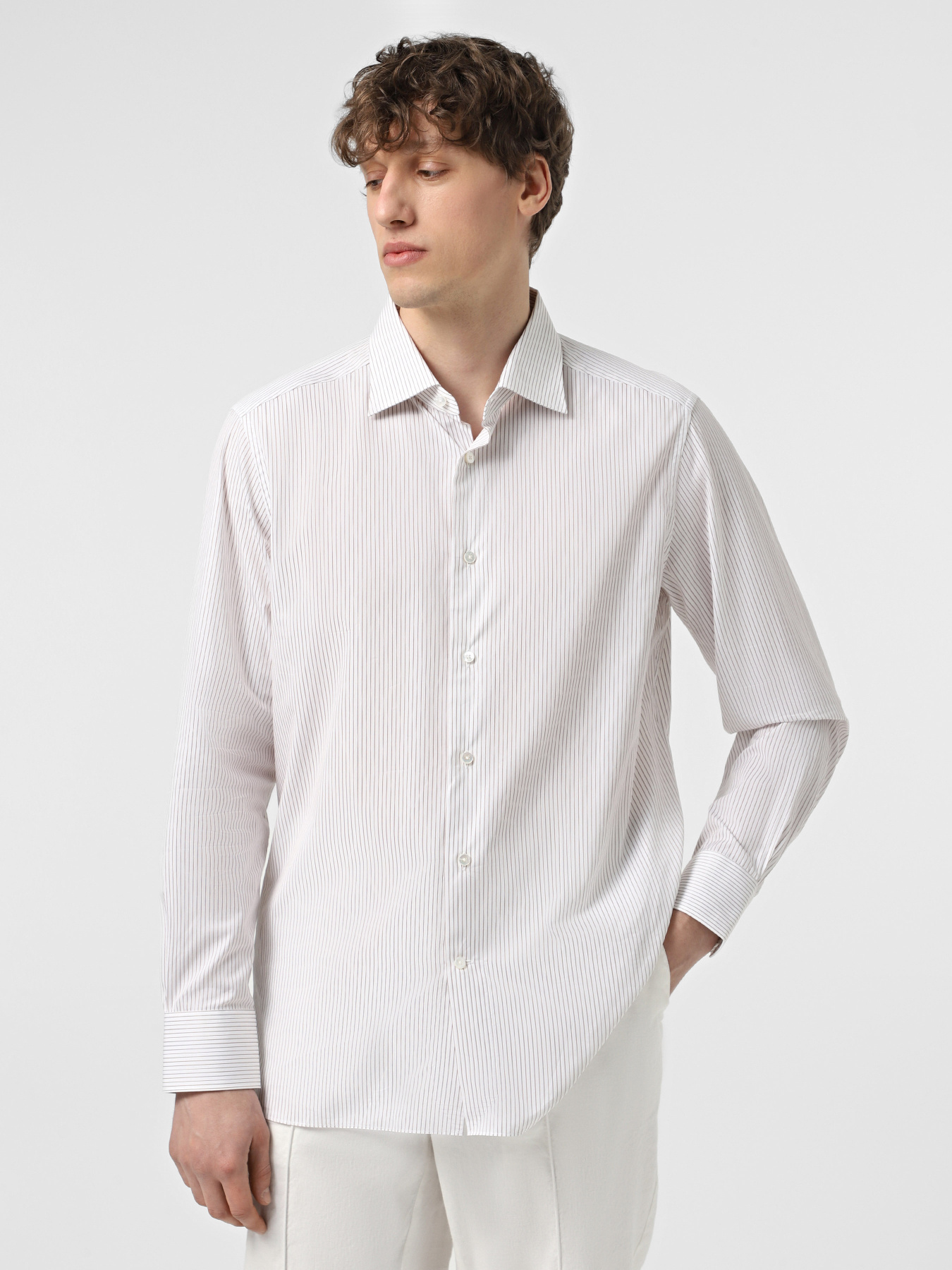 Рубашка повседневная ERMENEGILDO ZEGNA модель 301504 9MS0BR  G Фото