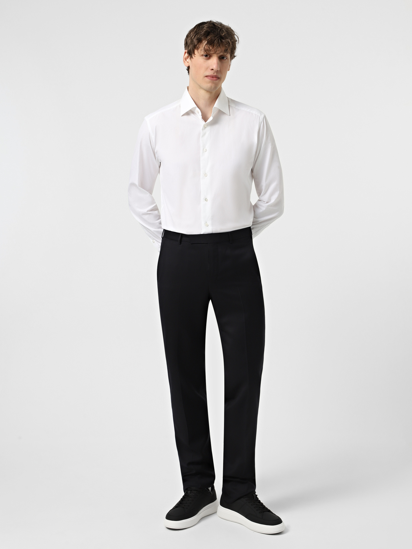 Рубашка повседневная ERMENEGILDO ZEGNA модель 0T0021 9RS4BR Фото