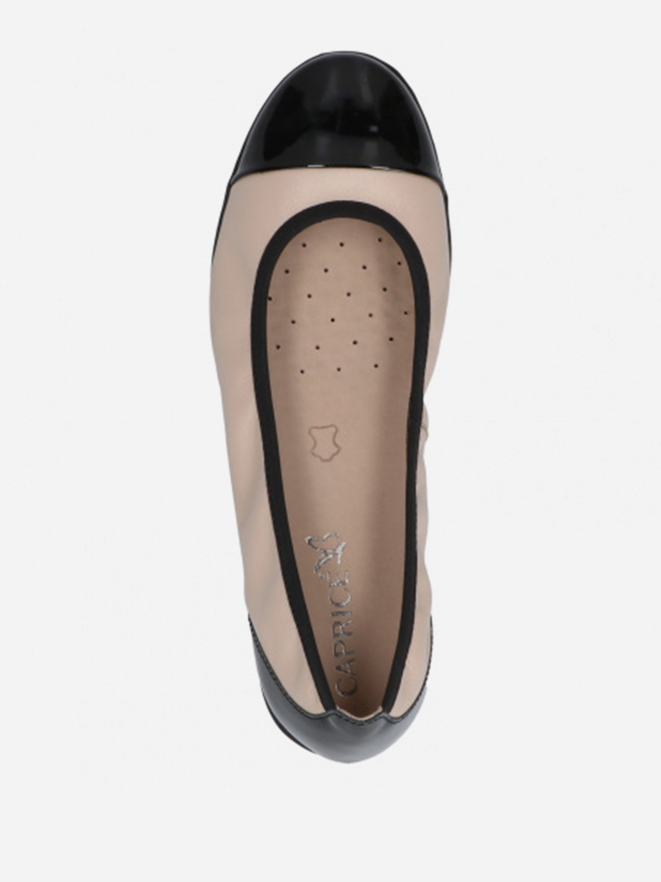 Балетки Caprice модель 9-9-22103-26 415 BEIGE/BLACK Фото