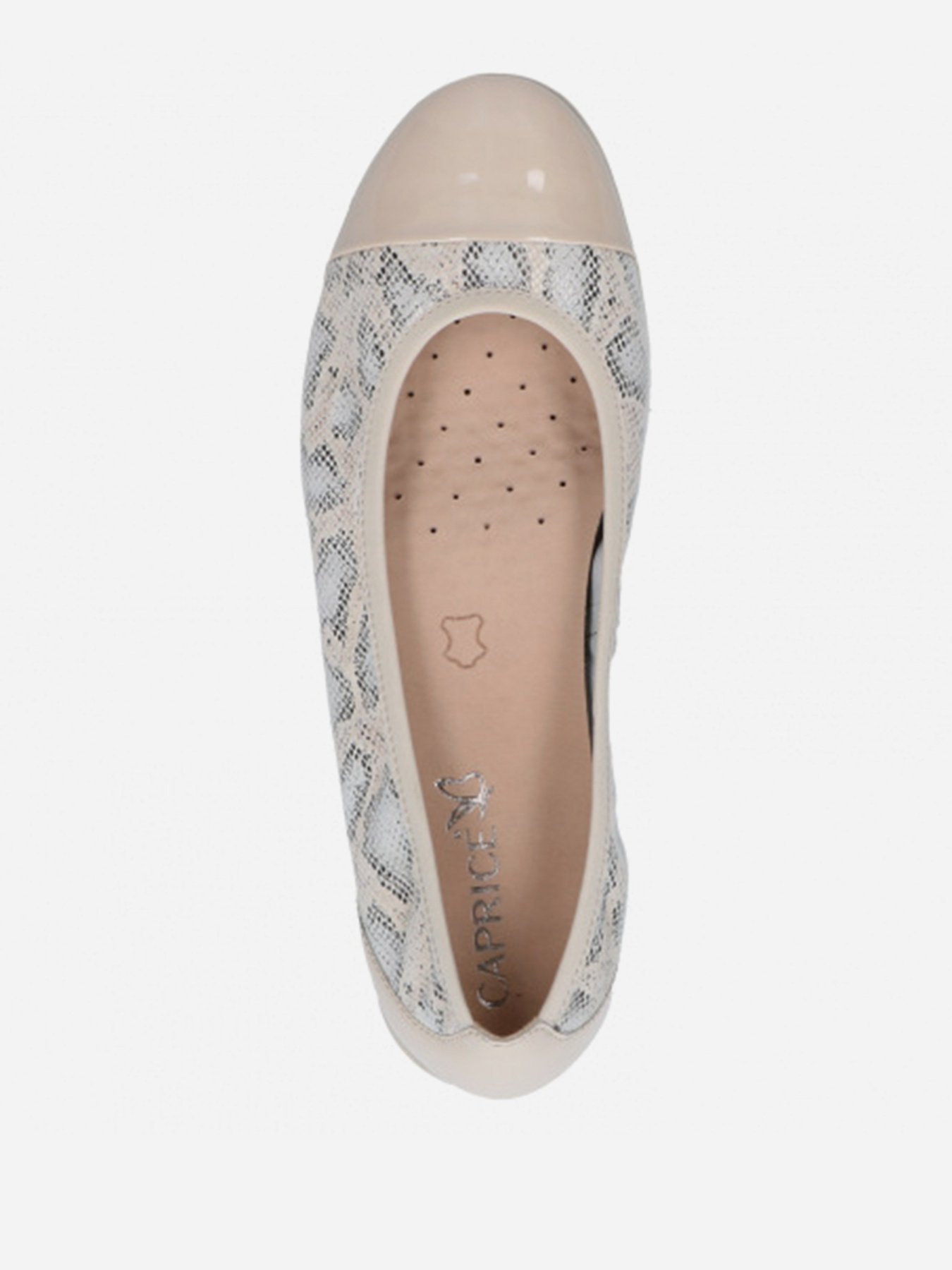 Балетки Caprice модель 9-9-22103-26 493 BEIGE SNAKE CO Фото