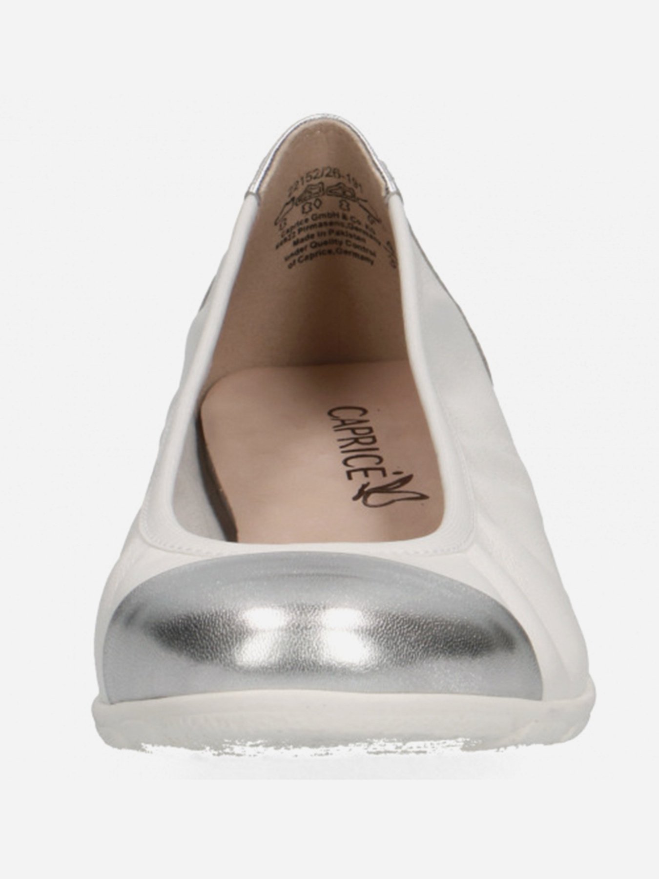 Балетки Caprice OnAir модель 9-9-22152-26 191 WHITE/SILVER Фото