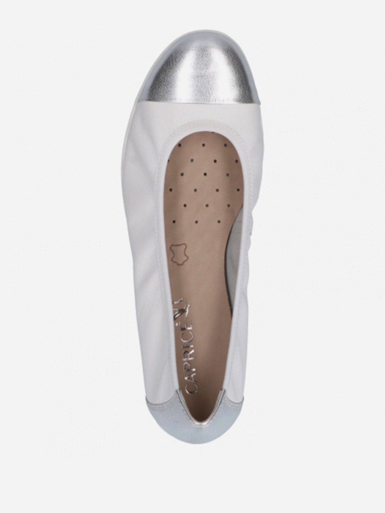 Балетки Caprice OnAir модель 9-9-22152-26 191 WHITE/SILVER Фото