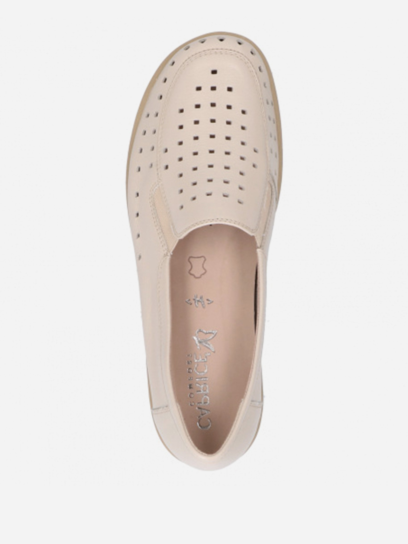 Слипоны Caprice модель 9-9-24550-26 402 BEIGE NAPPA Фото