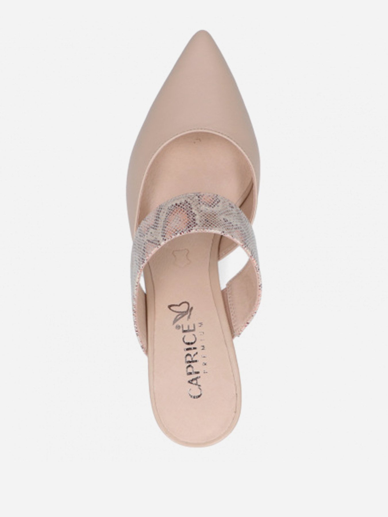 Шльопанці Caprice модель 9-9-27300-26 493 BEIGE SNAKE CO Фото