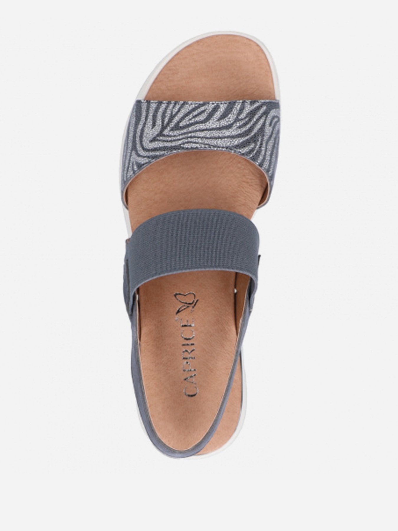 Босоножки Caprice модель 9-9-28306-26 849  JEANS METALLIC Фото