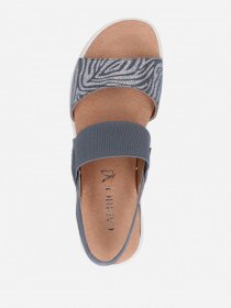 Босоножки Caprice модель 9-9-28306-26 849  JEANS METALLIC Фото