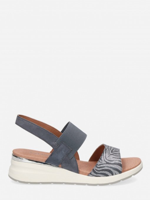 Босоніжки Caprice модель 9-9-28306-26 849  JEANS METALLIC Фото