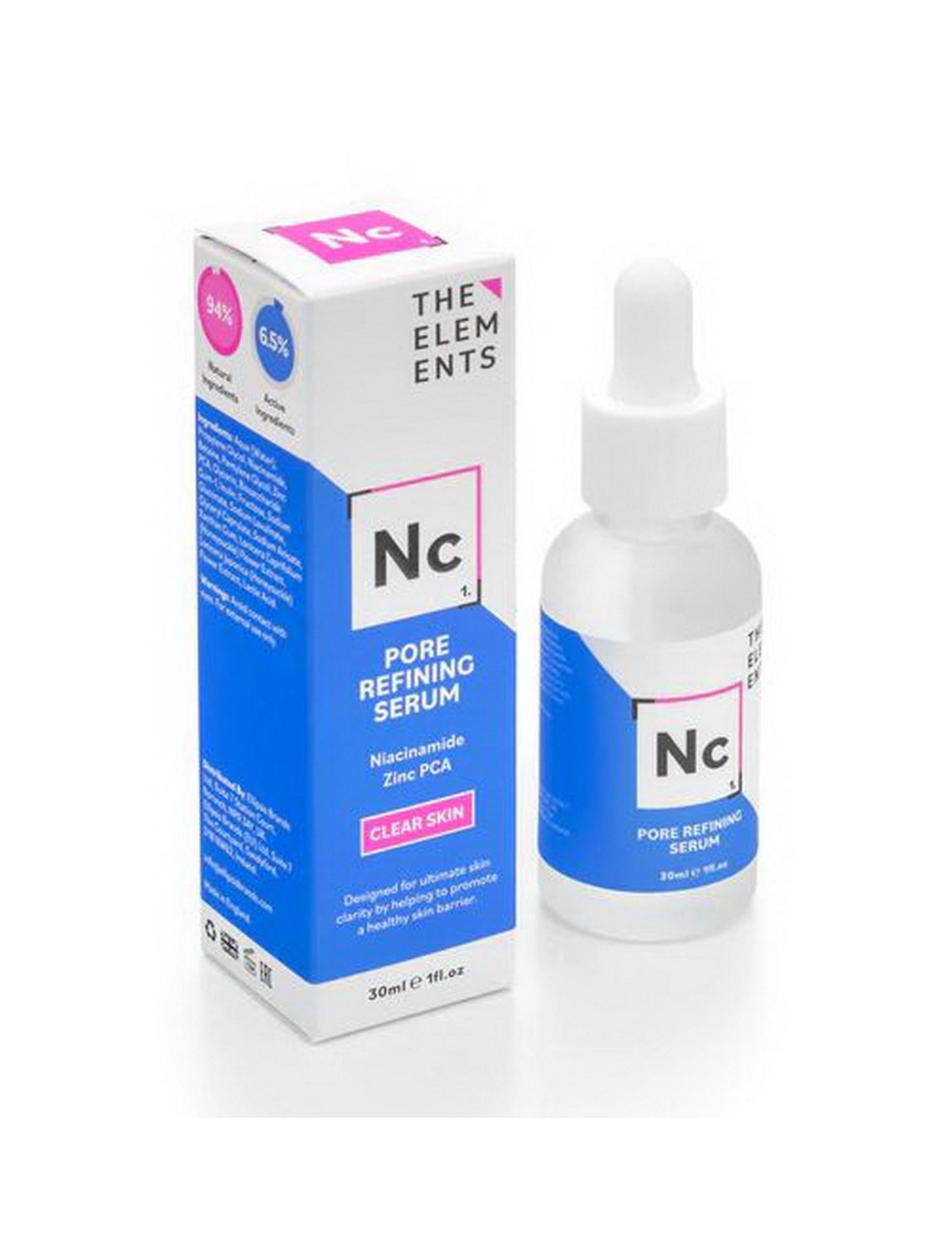 Сыворотка для сужения пор The Elements модель 5060486262519 Фото