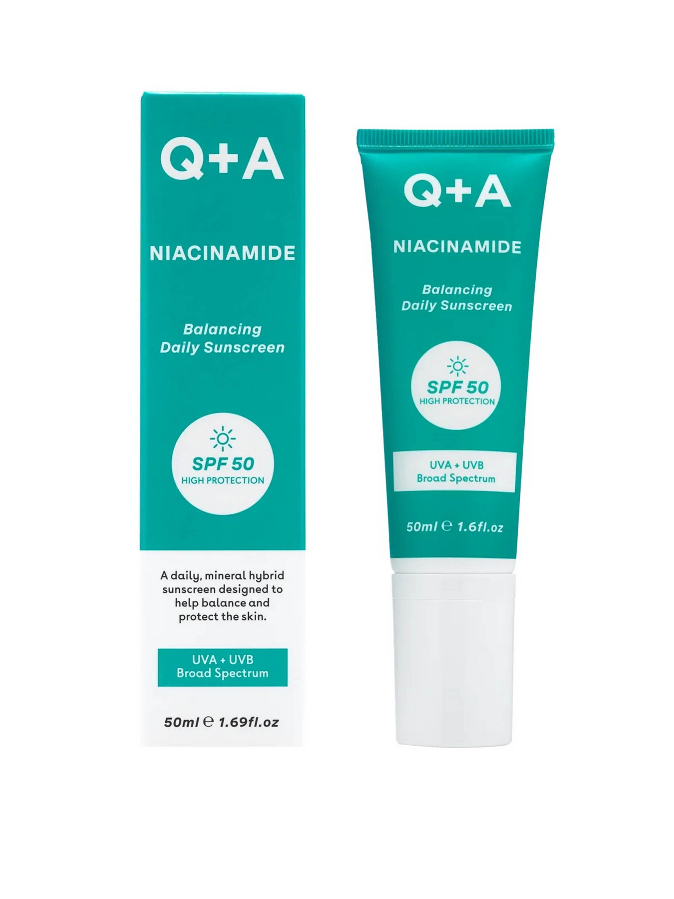 Сонцезахисний крем для обличчя Q+A модель 5060486267866 Фото