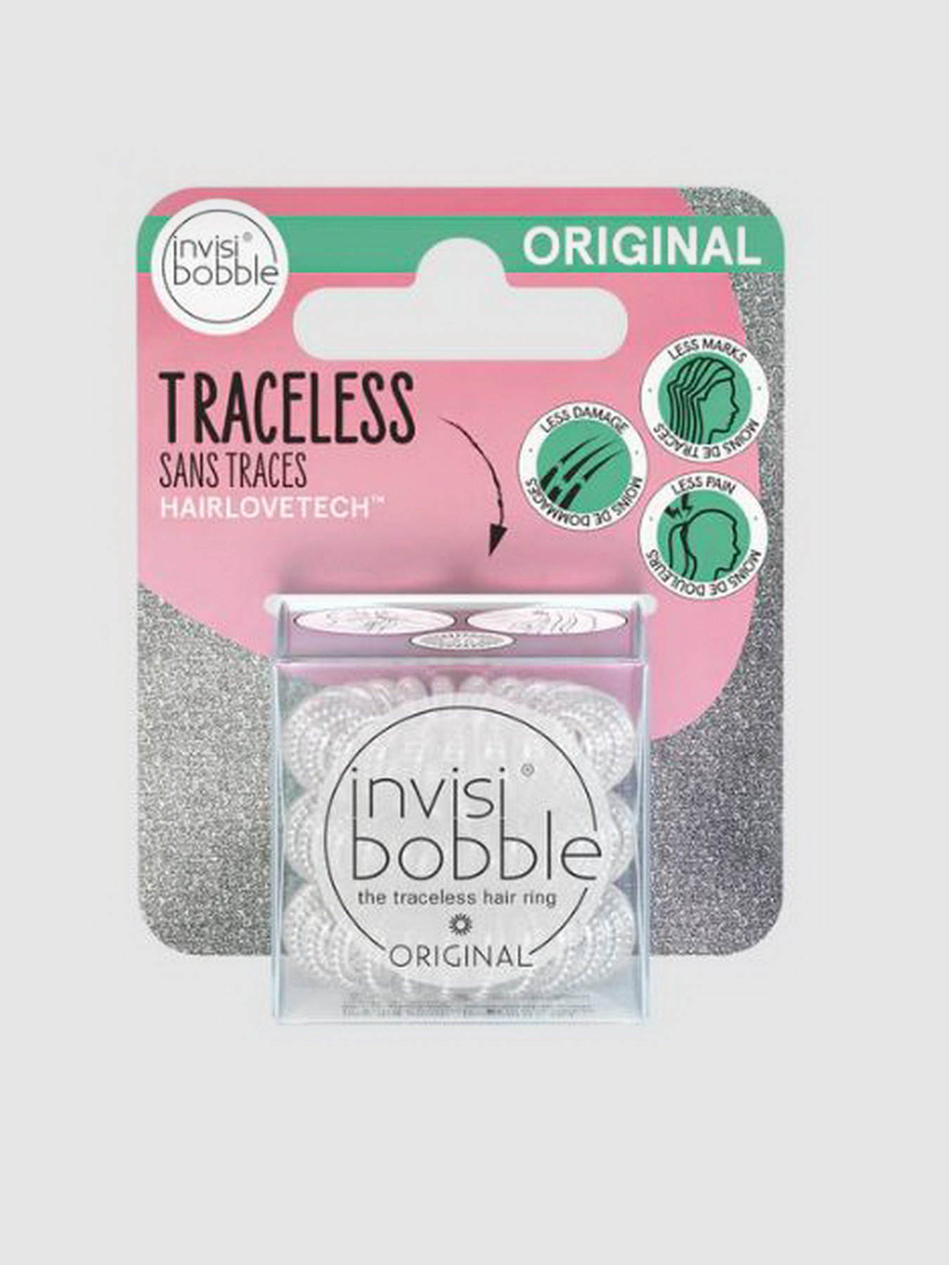 Аксесуари для волосся Invisibobble ORIGINAL Mother of Chrome модель 4063528027658 Фото