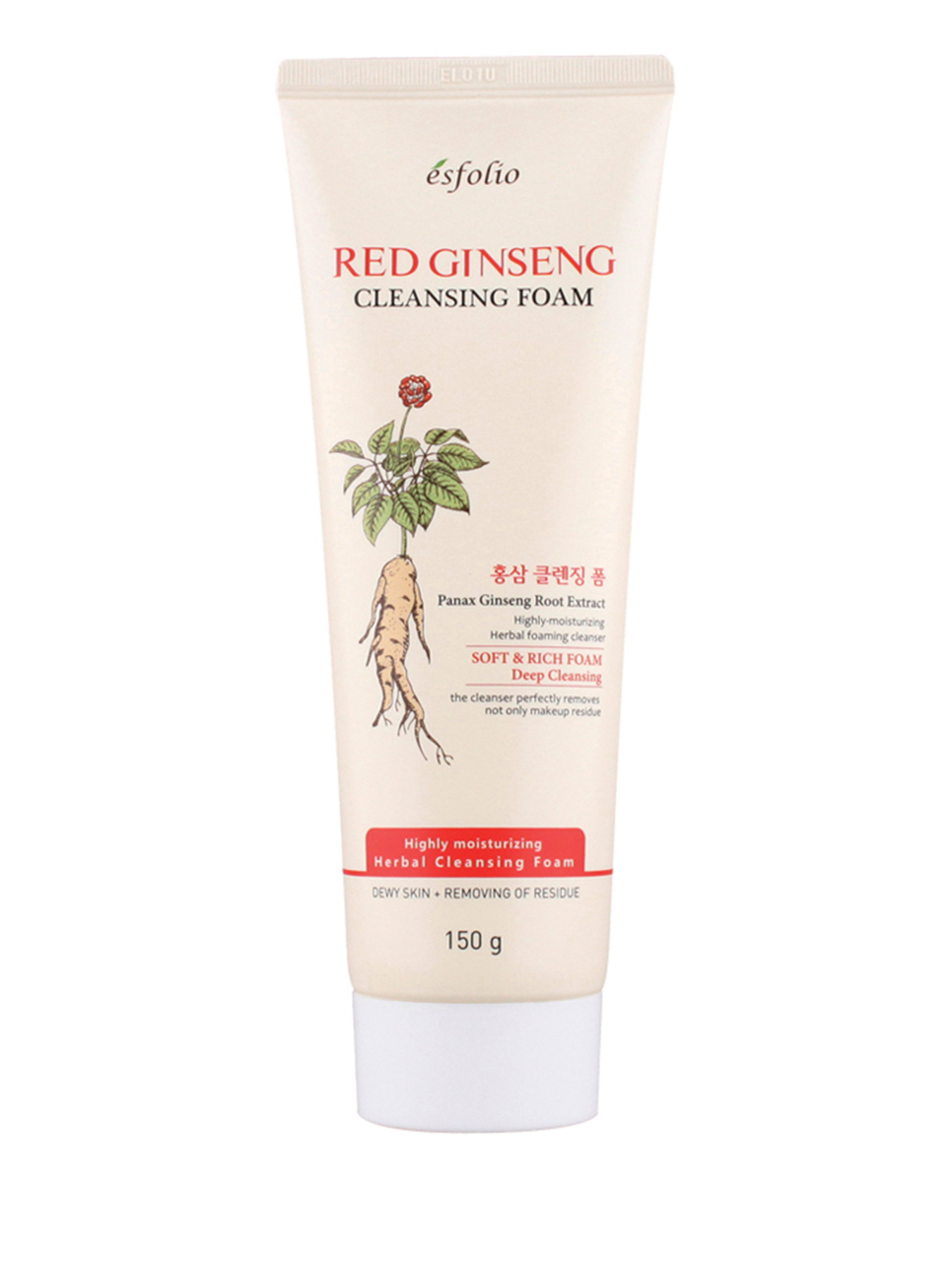 RED GINSENG CLEANSING FOAM Esfolio модель 79049 Фото