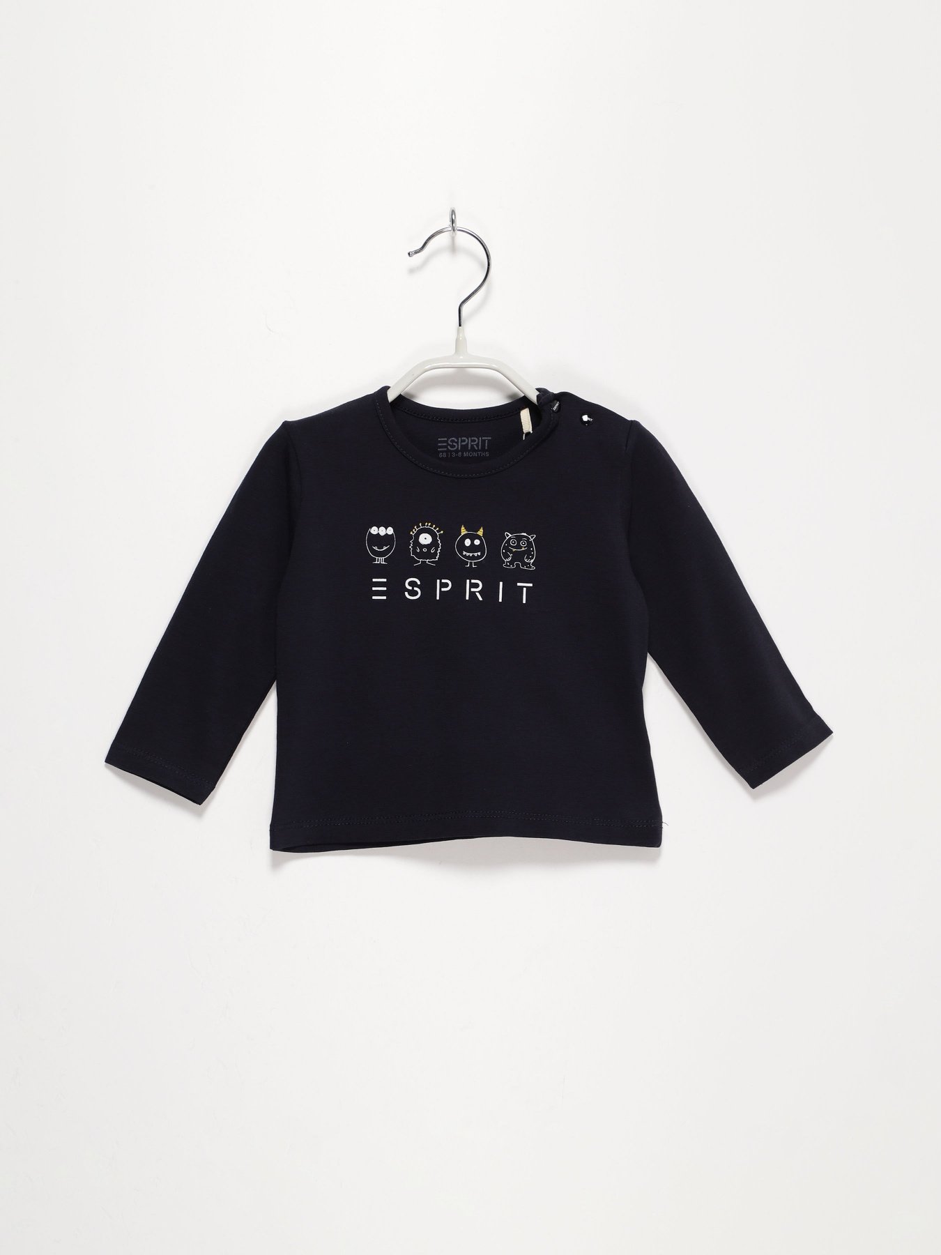 Лонгслив Esprit модель 7040821002_т.синій комб. Фото