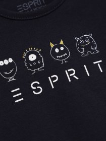 Лонгслів Esprit модель 7040821002_т.синій комб. Фото